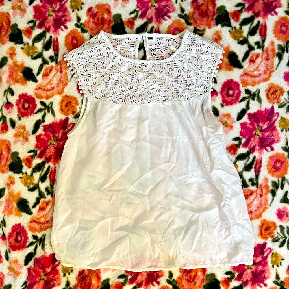 White Old Navy Tank Top
